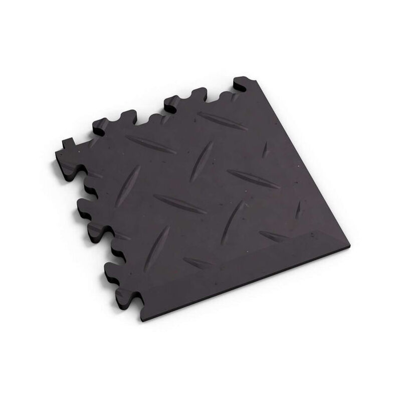 Kit de 4 Angles pour Dalles PVC Graphite ' ' Surface 'Diamant' - Fortelock