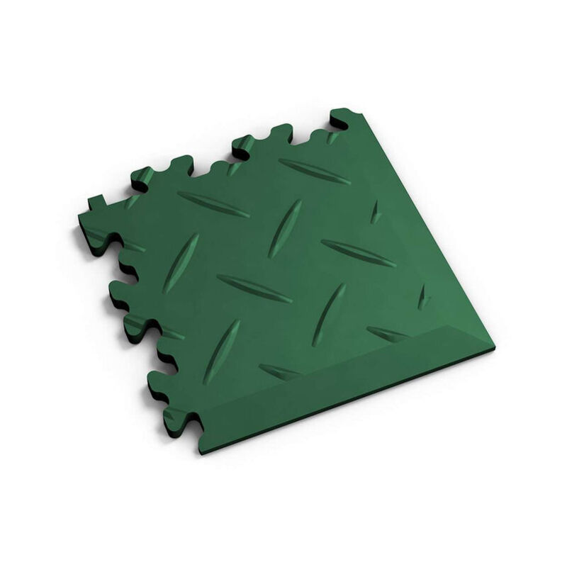 Kit de 4 Angles pour Dalles PVC Vert ' ' Surface 'Diamant' - Fortelock