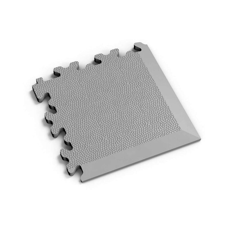 Kit de 4 Angles pour Dalles PVC Gris Clair ' ' Surface 'Skin' - Fortelock
