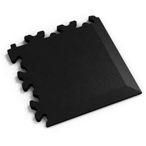 Dalle pvc clipsable anti fatigue noire 50x50x0.8 cm