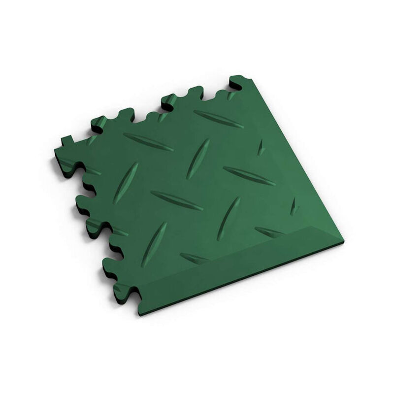 Fortelock - Kit de 4 Angles pour Dalles pvc Vert Surface Diamant - vert