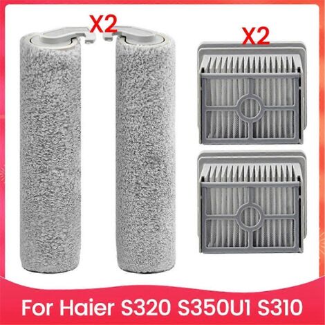 Kit de 4 brosses et filtres pour autolaveuse S320 S350U1 S310 - Accessoires et pièces de rechange