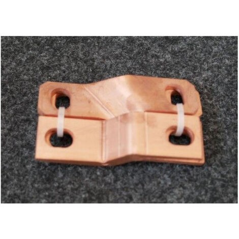 Kit de 4 connecteurs cuivre equerre longueur 75x20mm pour disjoncteur-interrupteur 250A commande directe Univers HAGER