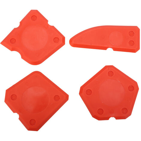 Kit de 4 outils à joint silicone pour finition scellement carrelage et vitrage (Rouge)