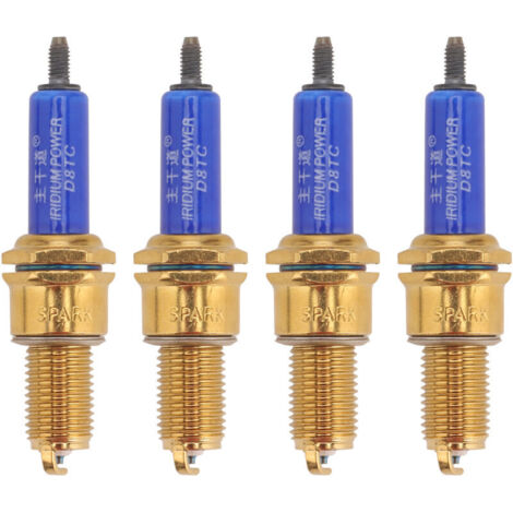 Kit de 4 pièces de moteur à essence universel 4 temps D8TC, compatible avec les générateurs, les tondeuses à gazon, les tracteurs, les motoculteurs, les pompes à eau, les karts, moteur multifonctionne