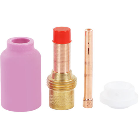 Kit de 4 pièces pour poste à souder TIG : connecteurs, buses céramiques, pinces et protections pour torches WP 17/18/26
