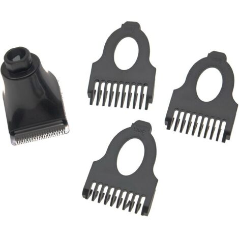 Kit de 4 Piezas para Estilismo de Barba, Compatible con Series S9000 - Incluye Peines de 3mm/5mm/7mm-Producto compatible