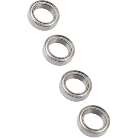 Kit de 4 roulements à billes 10x15x4mm en acier inoxydable pour modèles radiocommandés 1/10, compatible Arrma 3S et véhicules tout-terrain.