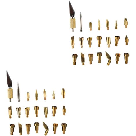 Kit de 44 embouts de fer souder pour dcoration pyrograve