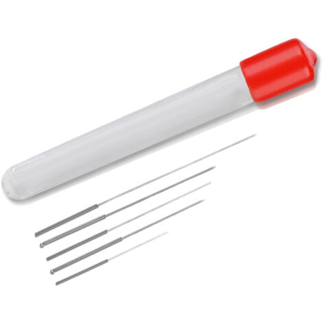 Kit de 5 aiguilles de nettoyage pour buses d'imprimante 3D (0.2 à 0.6mm)