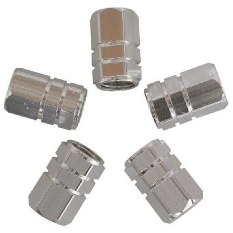 Kit De 5 Capuchons De Valve Alu