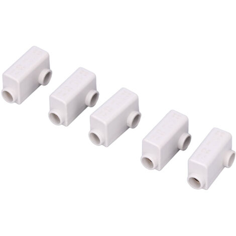 Kit de 5 connecteurs en T ZKT16, bornes à vis pour câbles électriques, 1000V 80A, raccords séparateurs