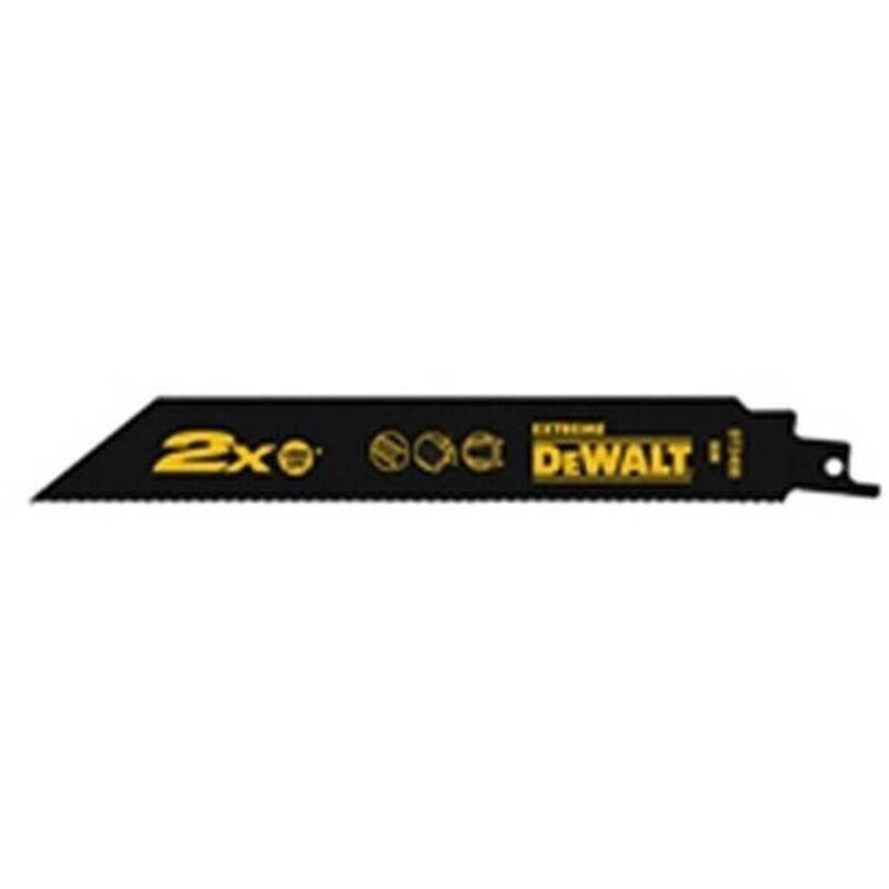 

DT2407-QZ Kit de 5 hojas de sierra de sable de 152mm para metales duros - Dewalt