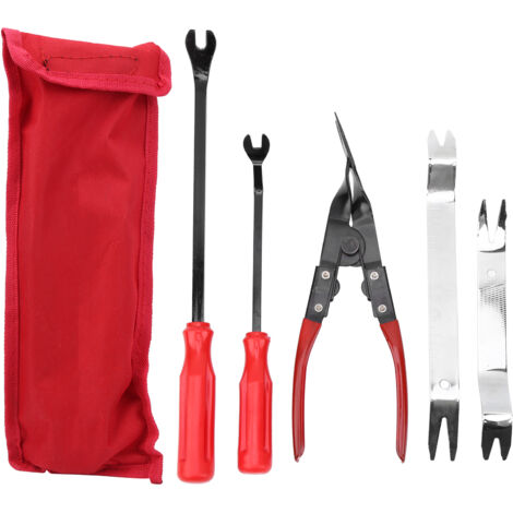 Kit de 5 outils de démontage pour tableau de bord audio - Ensemble de réparation intérieure automobile