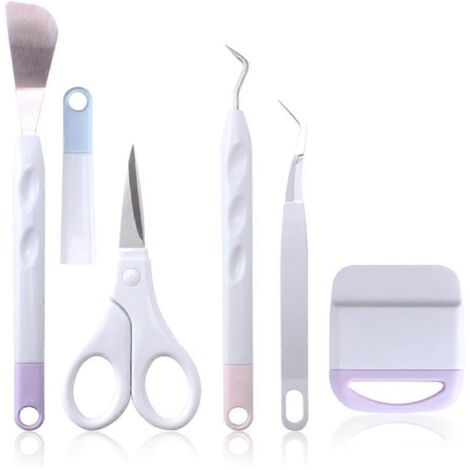 Kit de 5 outils de désherbage pour vinyle, outils manuels de base pour la sculpture artistique