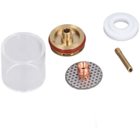 Kit de 5 pinces pour torches de soudage TIG, compatible avec les buses en verre et en laiton.