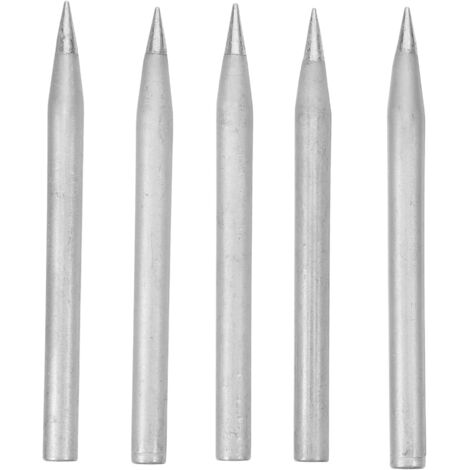 Kit de 5 pointes de fer souder 60W noyau de cuivre de prcision