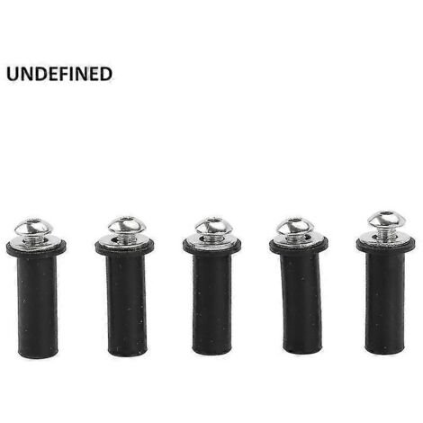 Kit de 5 vis et écrous de fixation pour pare-brise de moto Harley Road Glide Ultra CVO Custom (tous modèles) - Argenté