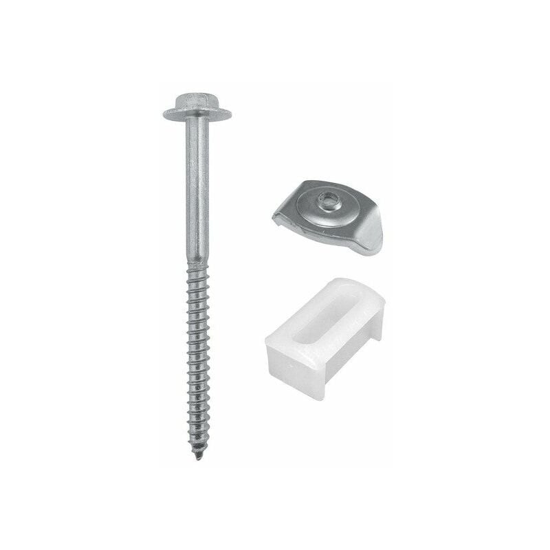 Kit De 50 Fixations, L.80 Mm Gris Bol-Fixations