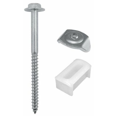 Kit De 50 Fixations, L.80 Mm Gris Bol-Fixations