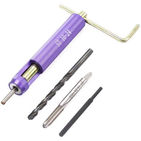 Kit de 50 inserts hélicoïdaux en acier inoxydable, filetés 10-24 UNC x 1.5D, pour réparation de filetage