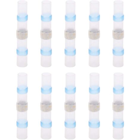 Kit de 50 tubes thermorétractables soudables pour raccordements électriques étanches (SST-S31 Bleu)