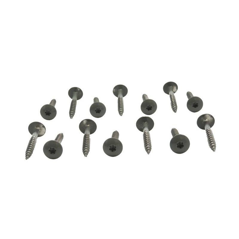 Kit de 50 vis 4,8 x 38 mm tork laquées pour bardage hpl - Coloris - Gris Quartz, Longueur de la vis - 38 mm