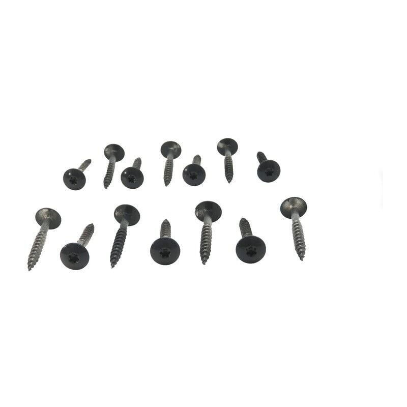 Kit de 50 vis 4,8 x 38 mm tork laquées pour bardage hpl - Coloris - Gris anthracite, Longueur de la vis - 38 mm