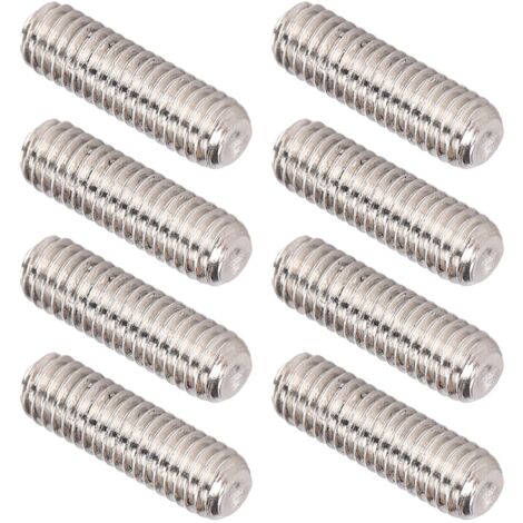 Kit de 50 vis sans tête A2-70 inox, boulons de réglage M3x10 pour assemblage mécanique