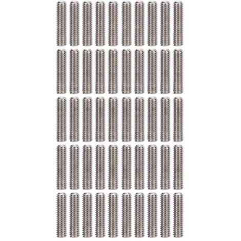 Kit de 50 vis sans tête A2‑70 en acier inoxydable, assortiment M2.5x10 pour fixation précise