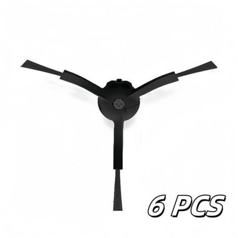 Kit de 6 balais latéraux , pièces de rechange compatibles avec Roborock Q Revo Master/Q Revo Slim