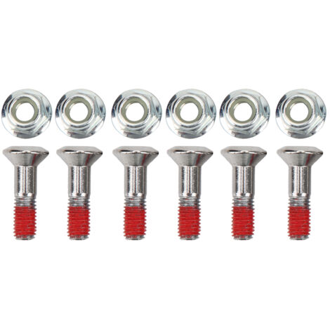 Kit de 6 boulons de pignon M8 en alliage d'aluminium nickelé pour Yamaha YZ/YZF