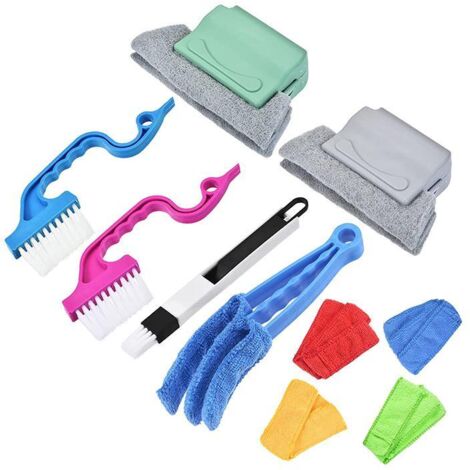 Kit de 6 brosses de nettoyage de joints de vitres à main