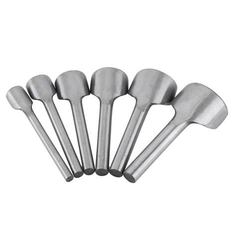 Kit de 6 emporte-pièces demi-ronds pour cuir (15-40mm) - Outils de découpe pour ceinture et projets de maroquinerie DIY