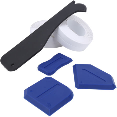 Kit de 6 outils à joint pour carrelage, avec racloir plastique/verre et truelle de scellement