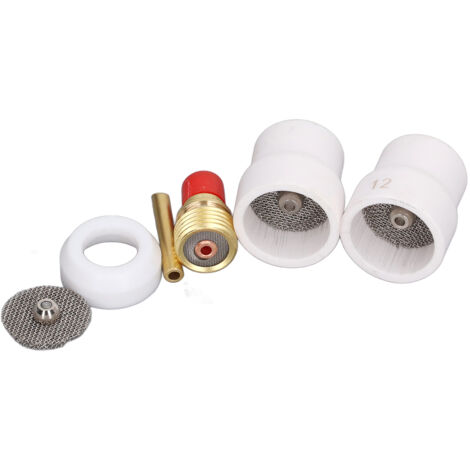 Kit de 6 raccords en cuivre et PTFE pour chalumeau TIG, pièces de rechange compatibles