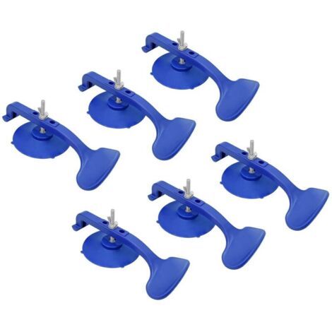 Kit de 6 Ventouses Fortes pour Réparation de Pare-Brise - Outil de Serrage pour Collage du Verre - Pour Fixer et Maintenir pendant le Sceillage