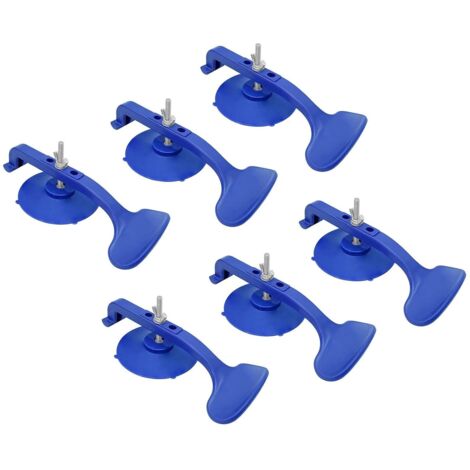 Kit de 6 Ventouses Fortes pour Réparation de Pare-Brise - Outil de Serrage pour Collage du Verre - Pour Fixer et Maintenir pendant le Sceillage