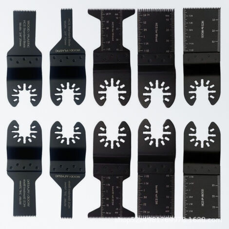 Kit de 60 lames de scie oscillantes universelles en bois compatibles (34mm)