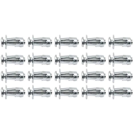 Kit de 60 rivets d'expansion Jack Nut, vis et boulons M5 M6 (voir illustration)