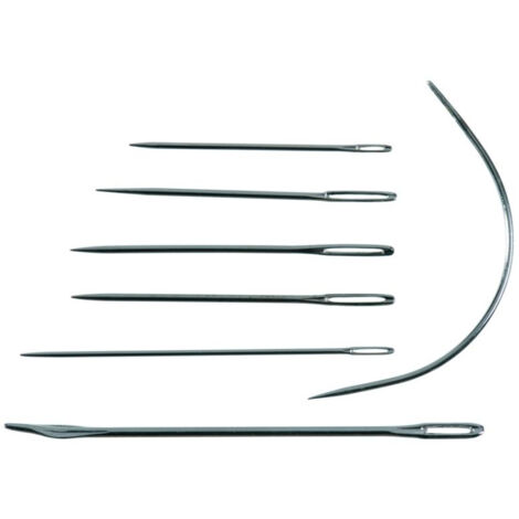 Kit de 7 aiguilles pour tissu et voile -