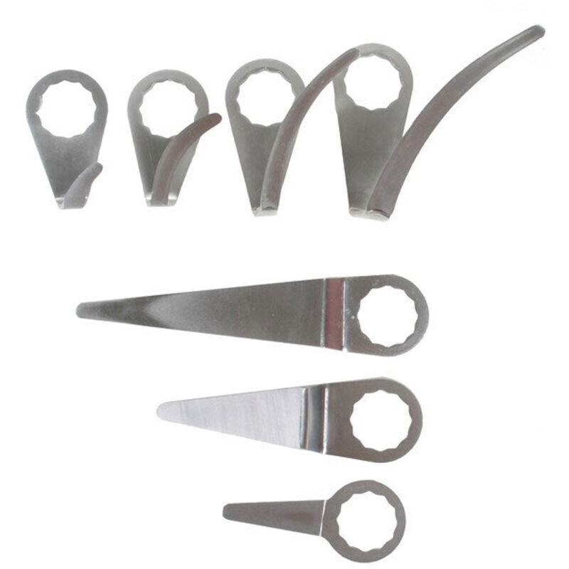 Kit de 7 lames bgs rechange pour couteaux de pare brise pneumatiques