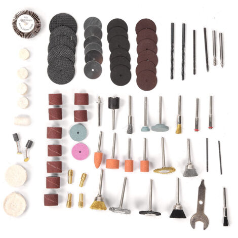 Kit de 75 accessoires pour meuleuse : disques de ponçage et polissage multifonctions