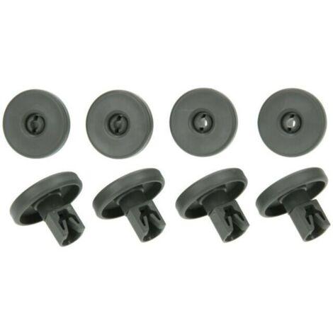 Kit de 8 roulettes pour panier inférieur de lave-vaisselle – Compatible Electrolux, AEG, Faure, Zanussi, Arthur Martin – Référence 50286965004