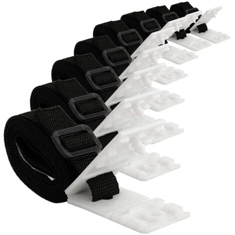Kit de 8 sangles pour couverture de piscine avec enrouleur