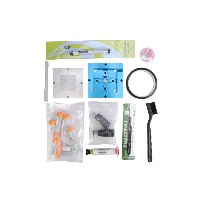 

Kit de accesorios de retrabajo BGA 26 en 1 Kit de plantilla BGA universal Reballing 90x90