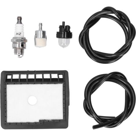 [Kit de accesorios para motosierra] + Repuestos para Echo CS-300, CS-301, CS-305, CS-306, CS-345, CS-3000 + Filtro de aire, bujía, mangueras y bombilla