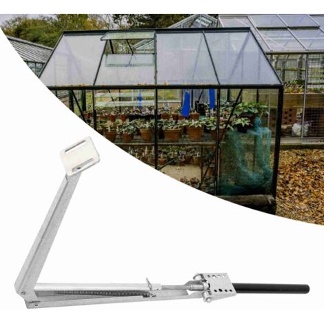 Kit de accesorios para ventilación automática de invernaderos con energía solar y térmica.