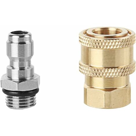 Kit De Adaptador Para Lavadora A Presión MINKUROW M14, 1/4", Acoplador Rápido, Conexión Hembra, Liberación Rápida, Macho