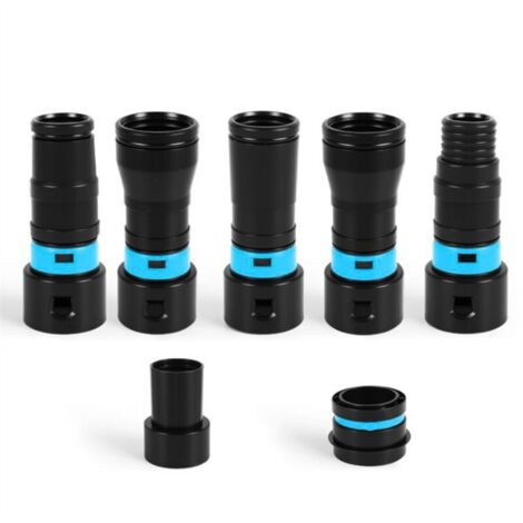 Kit de adaptadores Quick Click para herramientas eléctricas, compatibles con extractores de polvo, la mayoría de herramientas para trabajar la madera, lijadoras y aspiradoras de taller.